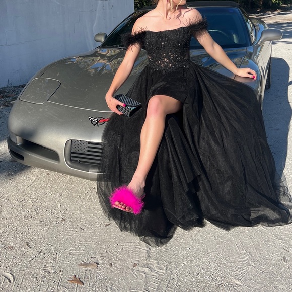 Designer Prom Dress - Picture 3 of 4